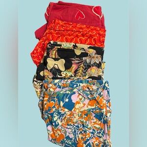 Colorful Patterned Leggings Set
